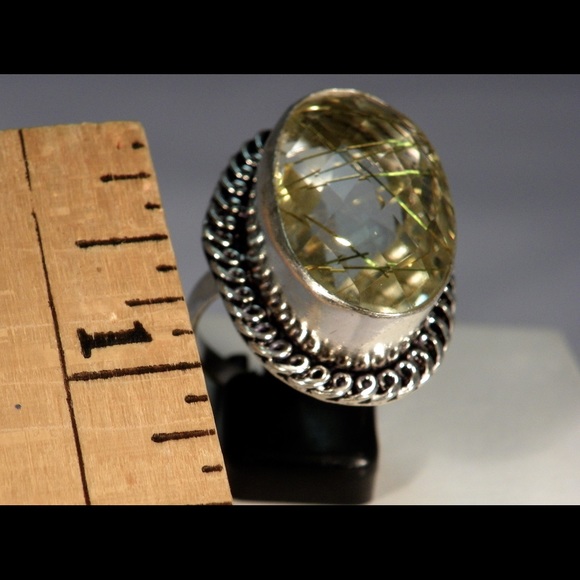 Golden Rutile Ring - Picture 3 of 4